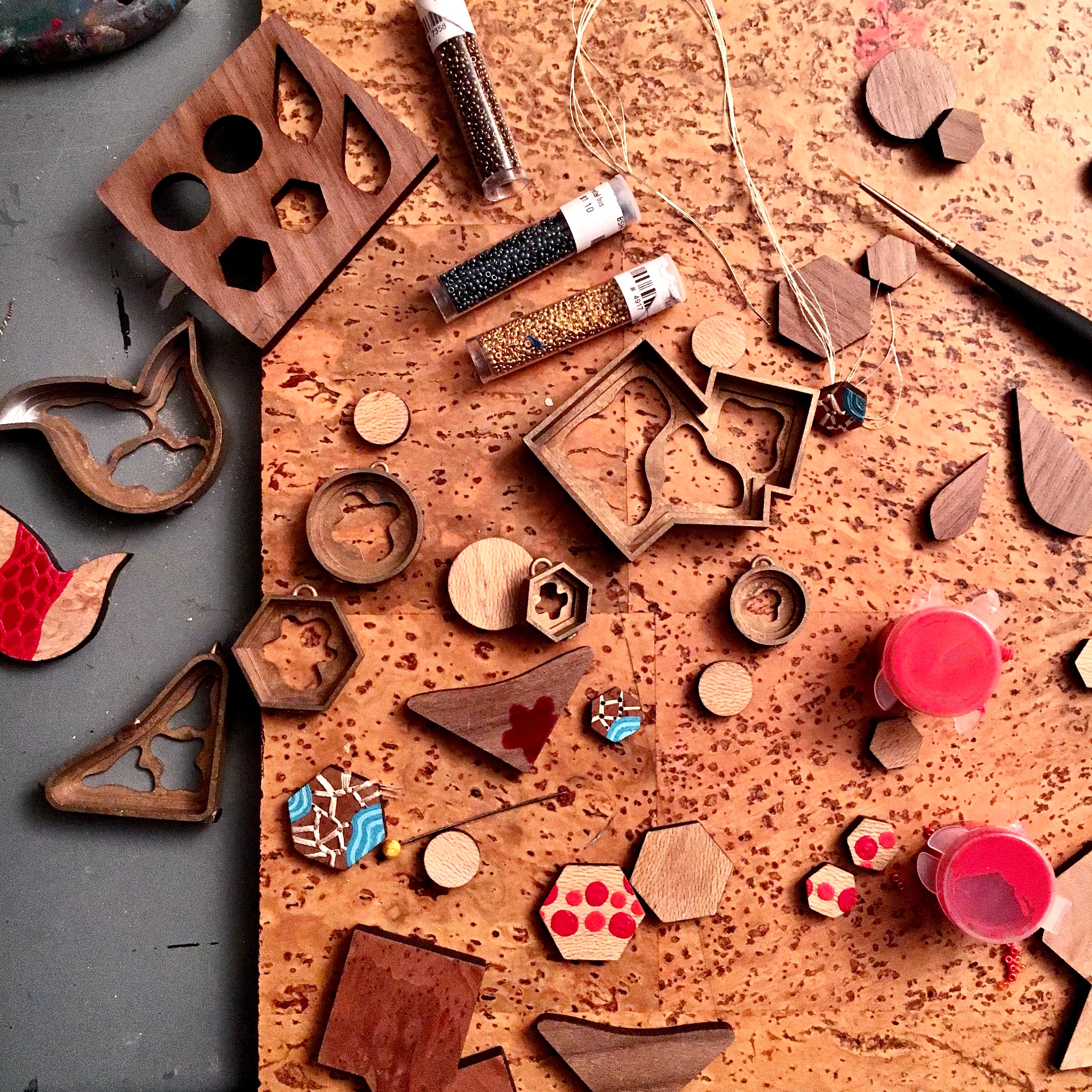 OOAK Mixed Media Jewelry | Brienne Rosner